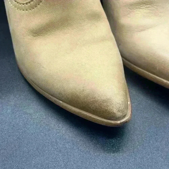 FRYE Reina bootie womens 8 cognac western leather - Picture 10 of 10